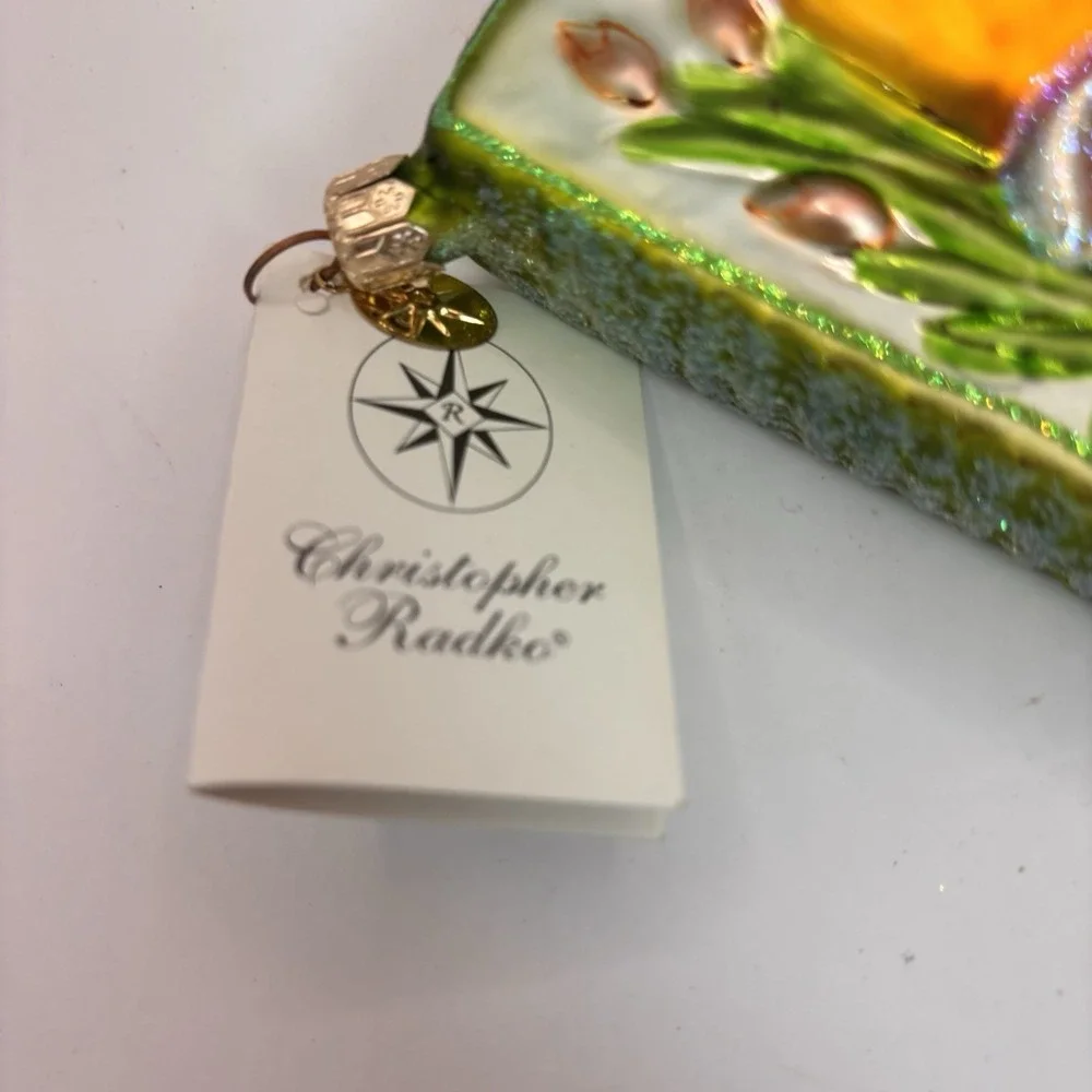 Christopher Radko Easter Greetings Postcard Ornament‎ #00-477-0 5